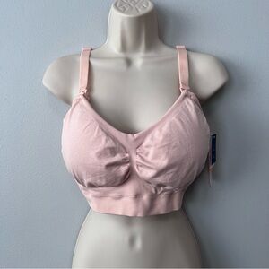 Kindred Bravely Pink Hands Free Nursing/Pumping Bra Size L  NWT!